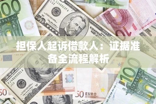 北京担保人起诉借款人：证据准备全流程解析